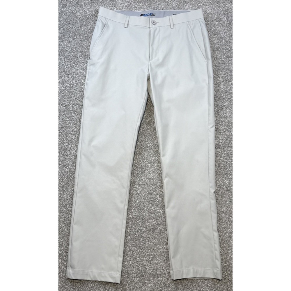 Maelreg Golf Pants Men's 32x29 Gray ProFlex Performance Stretch